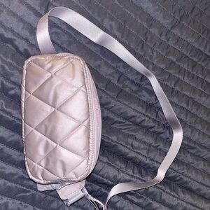 Vera Bradley Quilted Gray Crossbody Bag